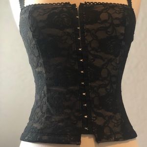 Adorable Black lace corset